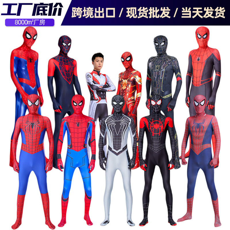 Miles Spider-Man Jumpsuit Hero Costume for Adults and Children Halloween Cosplay Outfit Spider-Man Bodysuit Miles Spider-Man Jumpsuit Hero Costume for Adults and Children Halloween Cosplay Outfit Spider-Man Bodysuit