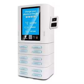 海外专供 共享充电宝机柜带广告屏POS机扫码租借OEM贴牌定制工厂
