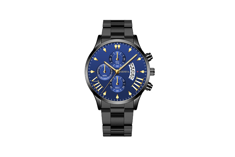 75g Weight Tempered Glass Mirror Material Alloy Strap Material Watch Classification Pointer+Number Display Type Single Folding Buckle Buckle Style Round Dial Shape Holiday, Banquet Occasion Quartz Movement Solid Color Pattern Men's Gender Business Style Business Solid Color Single Folding Buckle Quartz Men's Watches 4