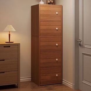 Drawer Cabinet Storage Cabinet Chest of Drawers Living Room Wall Narrow Vertical Cabinet Storage Cabinet Simple Storage Cabinet Small Storage Cabinet Manufacturer