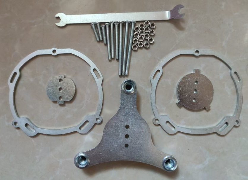 조절식 지지대 위치 결정판 세트