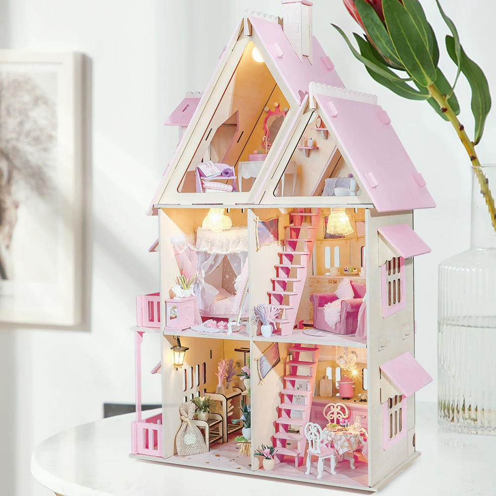 Конструктор кукольный дом «Принцесса» — много комнат, набор (Sweetheart Princess Room), подарок на день рождения