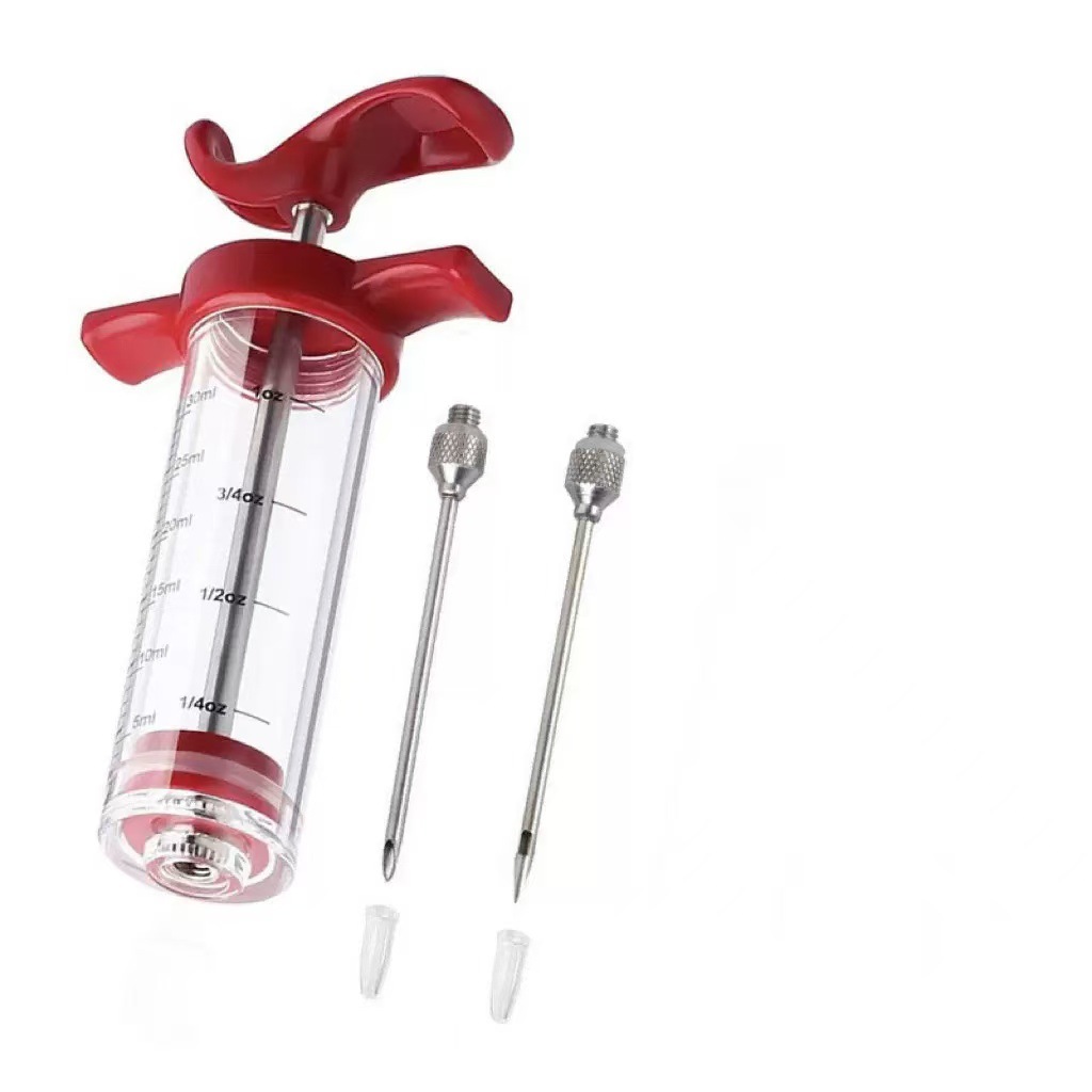 In-Stock Amazon Turkey Injector Plastic Barbecue Seasoning Injector Hot-Selling Cross-Border Acrylic Turkey Injector