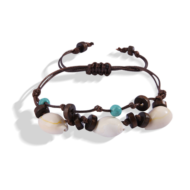 1 Piece Bohemian Shell Wood Shell Unisex Bracelets display picture 5