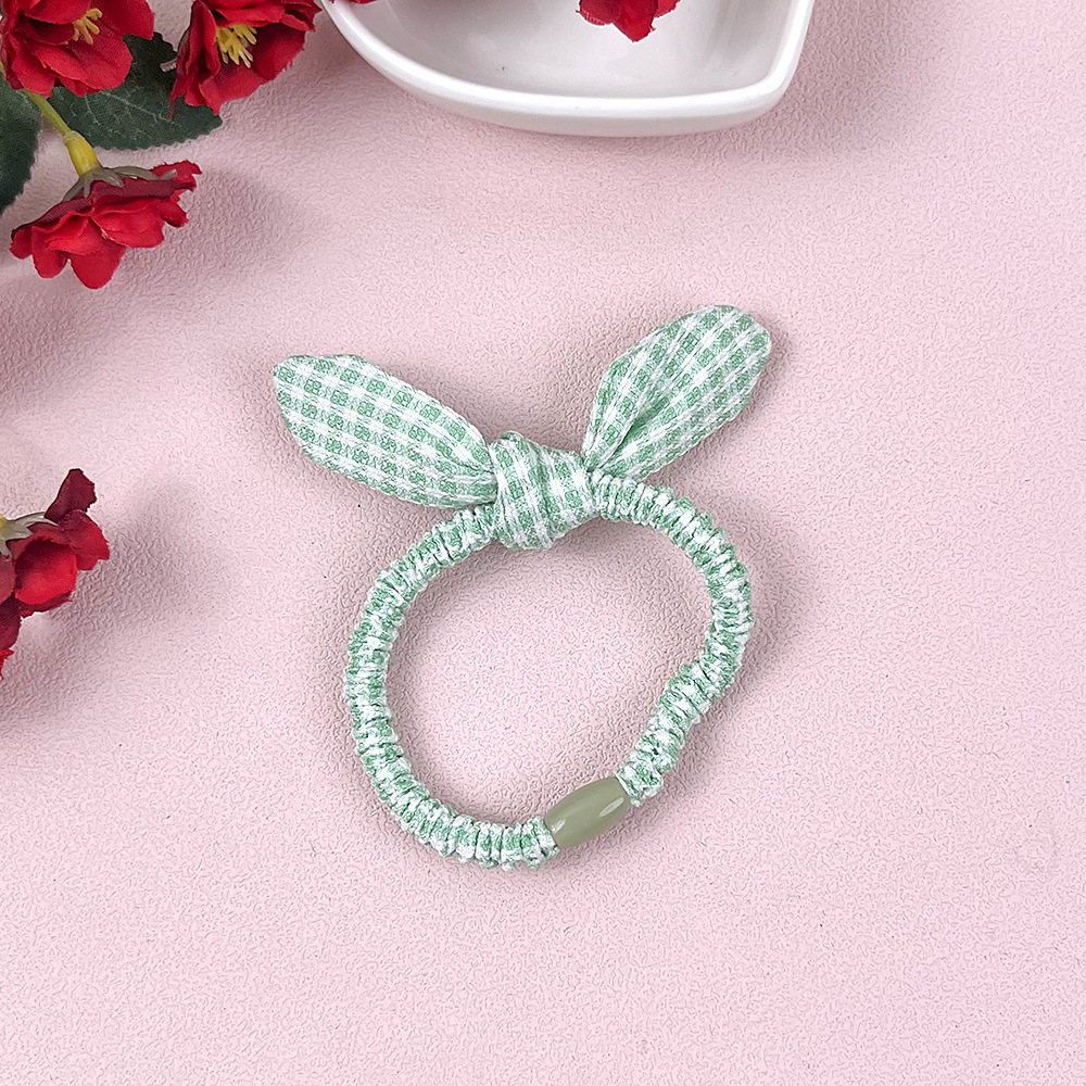 La banda de goma para niños femenina no duele el cabello elástico buena corbata bebé arco banda para el cabello cuerda para el cabello Orejas de conejo coreano accesorios para el cabello femenino