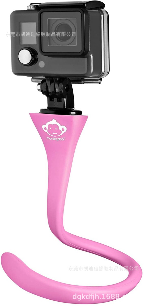 婴儿车监控硅胶支架 婴儿车固定摄像头支架 婴儿车风扇支架 批发