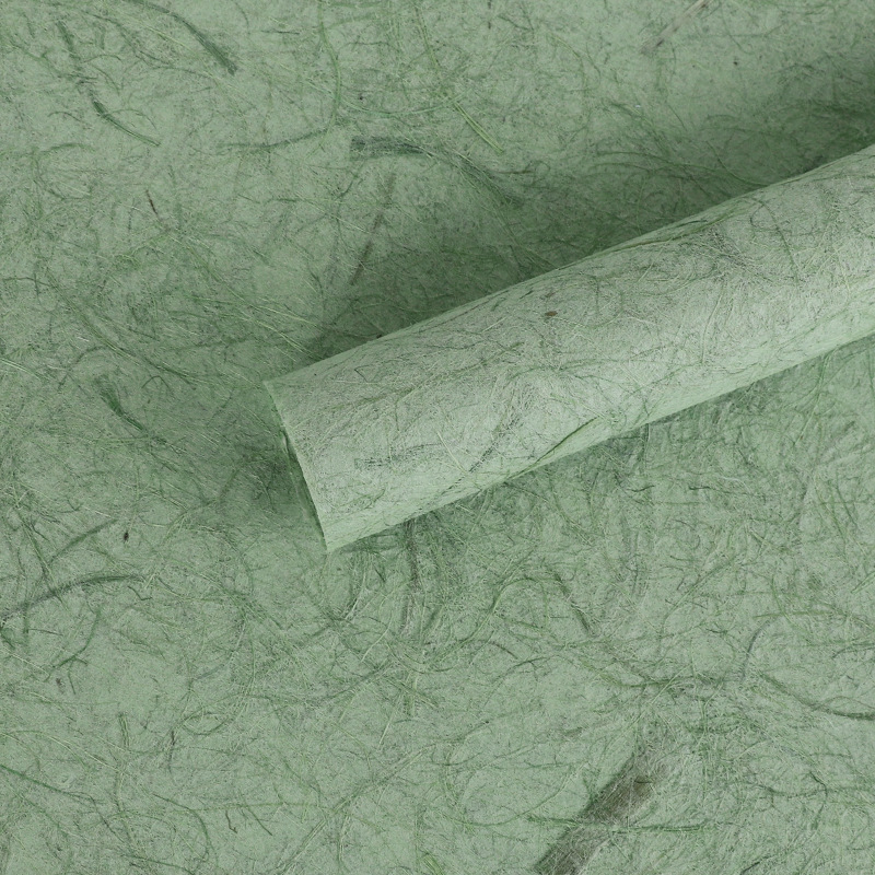 Papel de ensueño hueco de Xiyu Papel de fibra de seda de cáñamo Papel de macarrón de ensueño de alta calidad Papel de arte de flores de embalaje diye hecho a mano