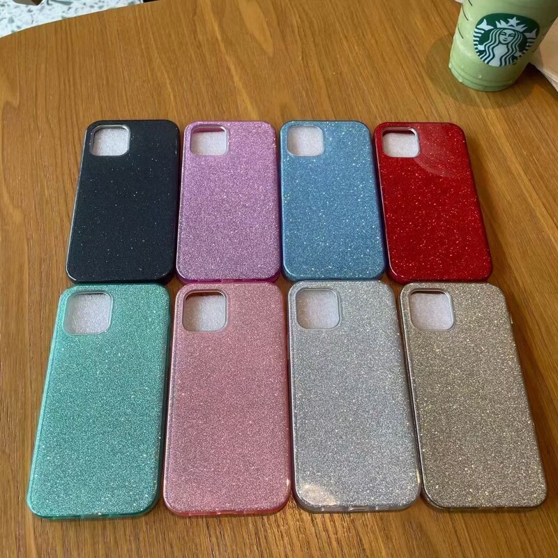 NEW NEW Glitter three in one 11 12promanx 13mini, 14 pro6.1 IP14PLUS protective cover