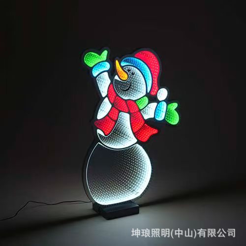 新しいアビスミラー千層ミラークリスマス雰囲気ライトクリエイティブパーティーギフト装飾ライト風景照明ライト|undefined