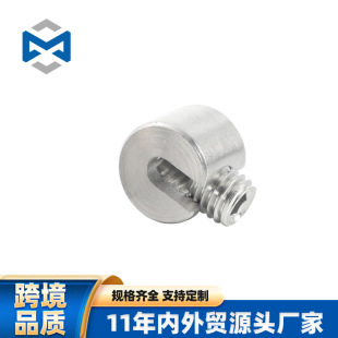 Factory Direct Supply 316 Stainless Steel Flat Head Clamp, Wire Rope Clamp, Brake Stopper, Flat Slot Chuck