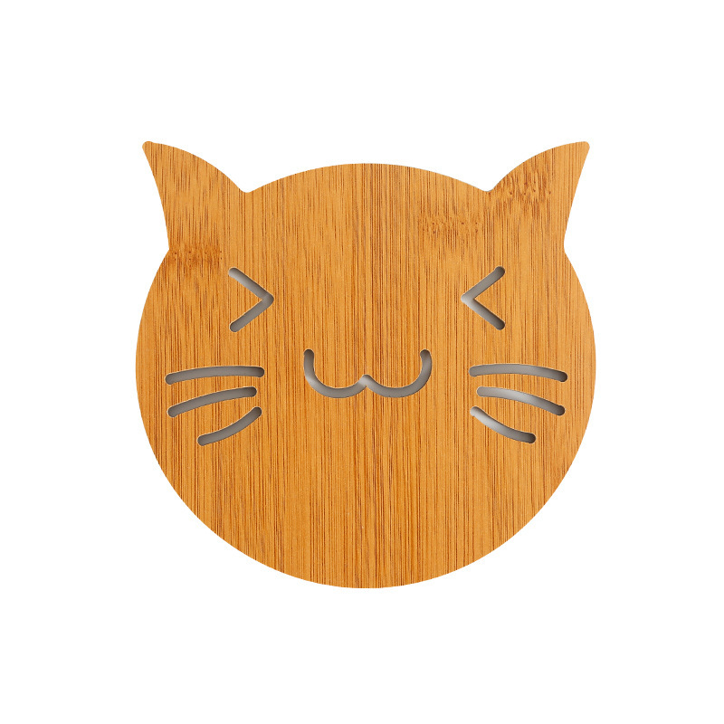 mesa de comedor casera almohadilla de aislamiento térmico cocina de bambú tazas almohadilla platos almohadilla de madera resistente a altas temperaturas