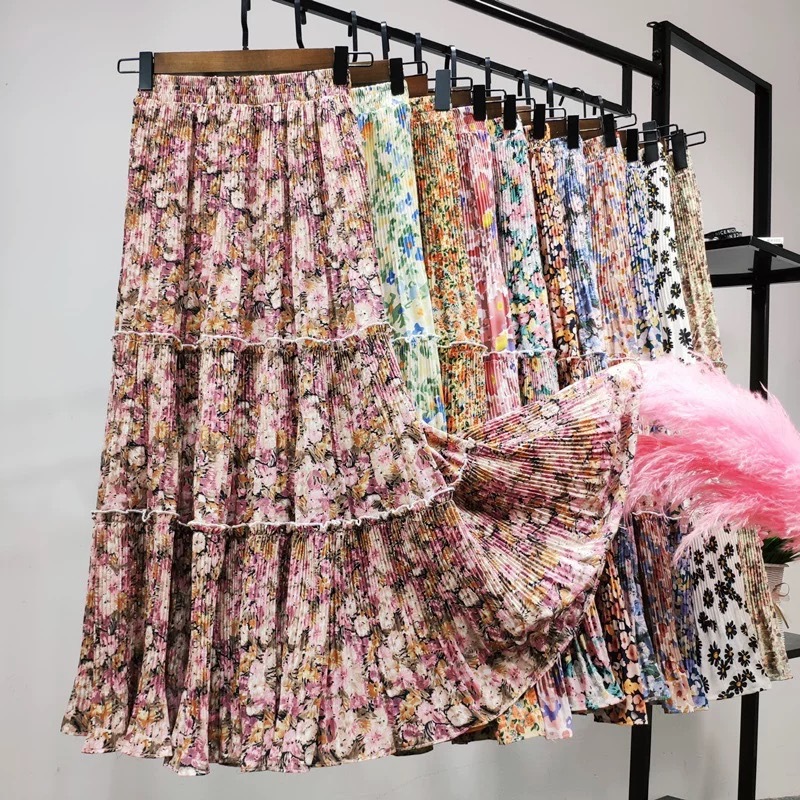 Flower skirt fashion women's foreign tra...