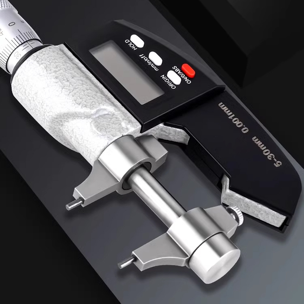 HUOTO高精度电子数显内测千分尺5-30 内径千分尺带环厂家批发