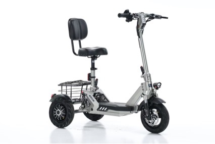 Cross-border electric scooter, aluminum-cast foldable electric vehicle, lithium battery-powered two-wheeled mini electric scooter