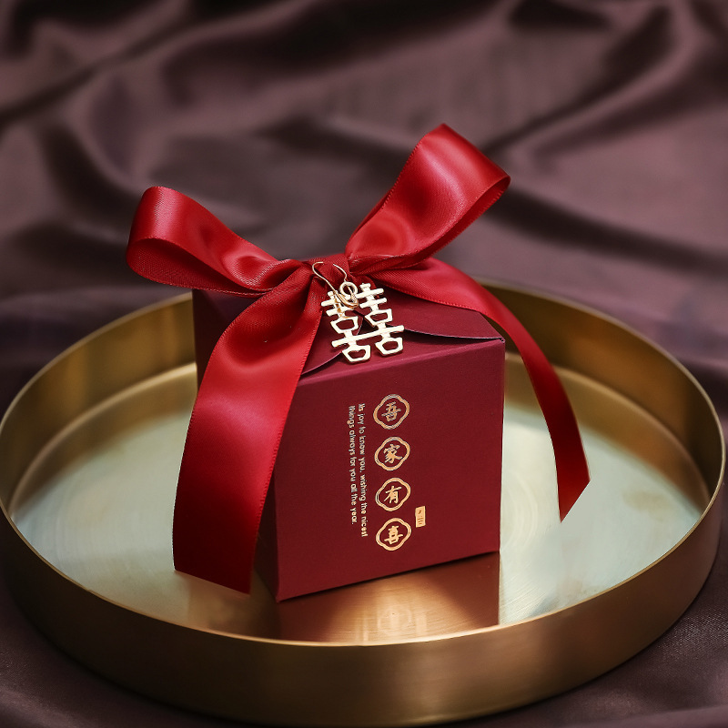 結婚喜糖箱卸売り新型中国風中国風結婚祝い糖箱結婚式のお土産箱箱キャンディー箱|undefined