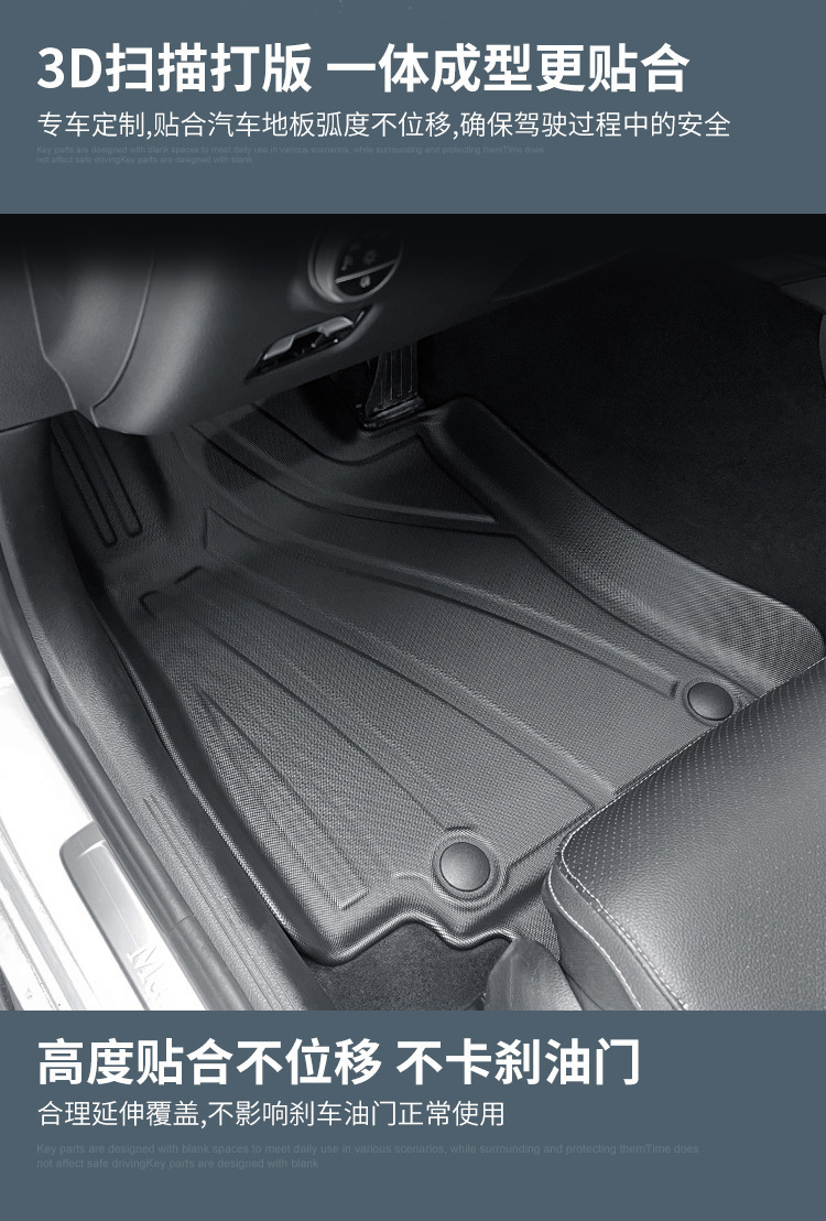 For 23 Mercedes-Benz C-Class/C260L Car Floor Mats TPE