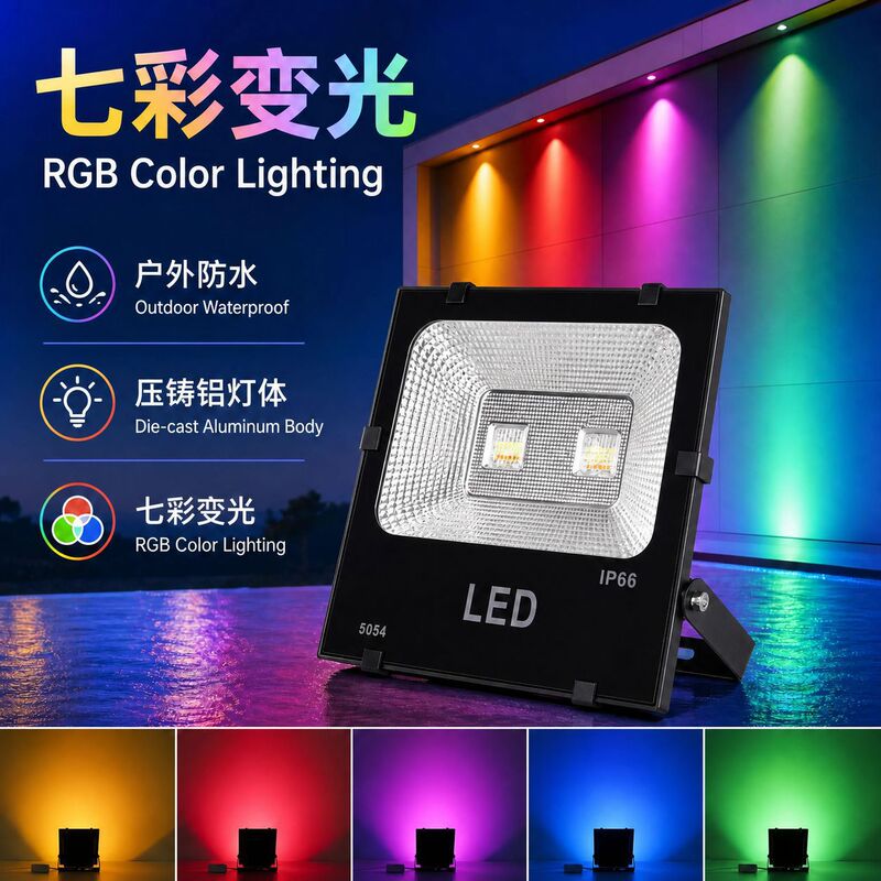 New Color Flood Light Outdoor Spotlight Multicolor Lawn Shoot Tree Light Courtyard Landscape Tree Light Floor Light New Color Flood Light Outdoor Spotlight Multicolor Lawn Shoot Tree Light Courtyard Landscape Tree Light Floor Light