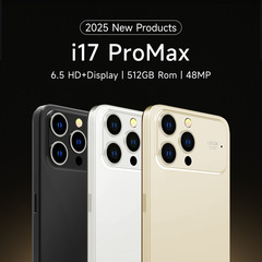 2025新款6.5寸I17 pro Max双卡双待跨境智能手机厂家直销人脸识别