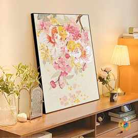 ✅适合年轻人锦鲤十字绣2025新款线绣客厅手工刺绣简单小件卧