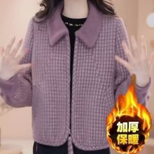 一件代发直播爆款时尚气质百搭减龄加厚保暖小个子短毛呢外套新款