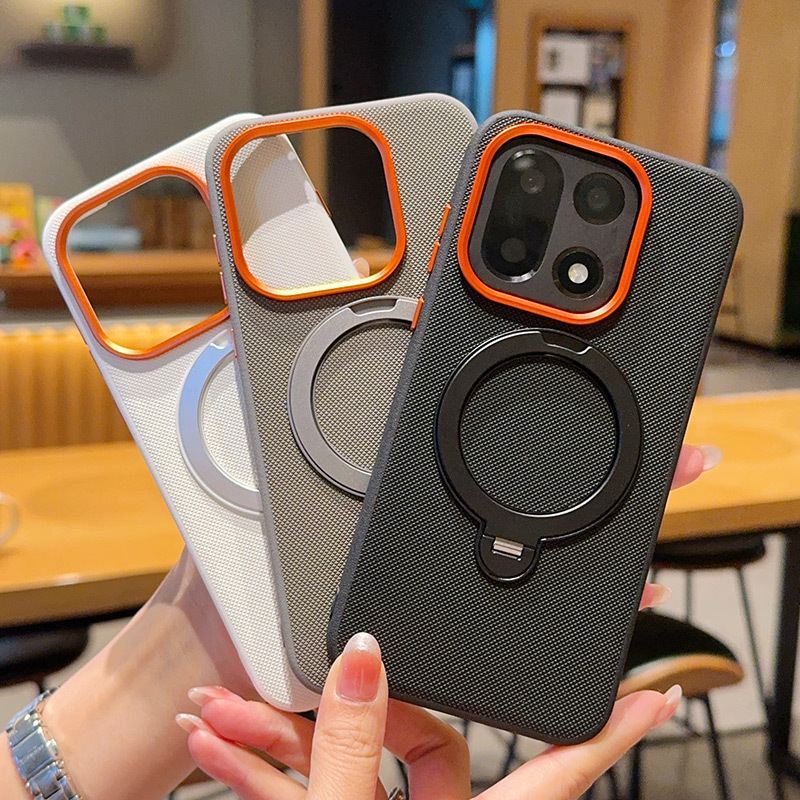 Suitable for Oneplus 15 Mobile Phone Case with Stand Rotating 1+15 Magnetic Suction Case Wireless Charging 1 Plus Ace5 Hard Shell Anti-Fall