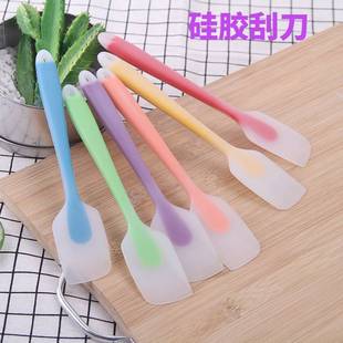 Translucent Silicone Scraper Baking Scraper Non-Stick Cake Cream Spatula Mixing Scraper Baking Tools