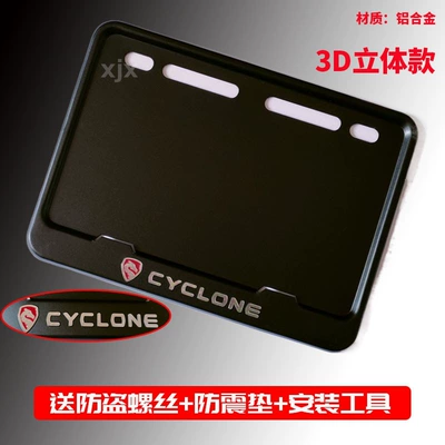 bracket, thickened solid aluminum alloy rear – Nömrə qabı - sekoron3d-three-dimensional-markers-includes-shockproof-cotton-screws-installation-tools