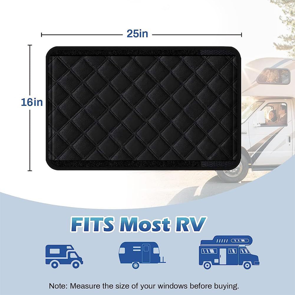 Cross-Border Rv Blackout Aluminum Foil Window Foldableable Sunshade Travel Camping Style Side Shield Suitable for Rv Car Sunshade