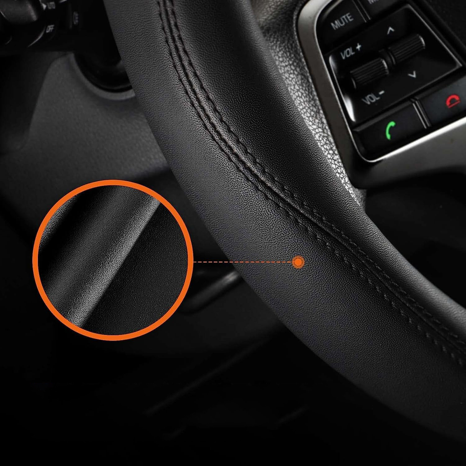 Cross-border soft car steering wheel cover, non-slip, suitable for all seasons, wear-resistant and durable, a popular foreign trade product