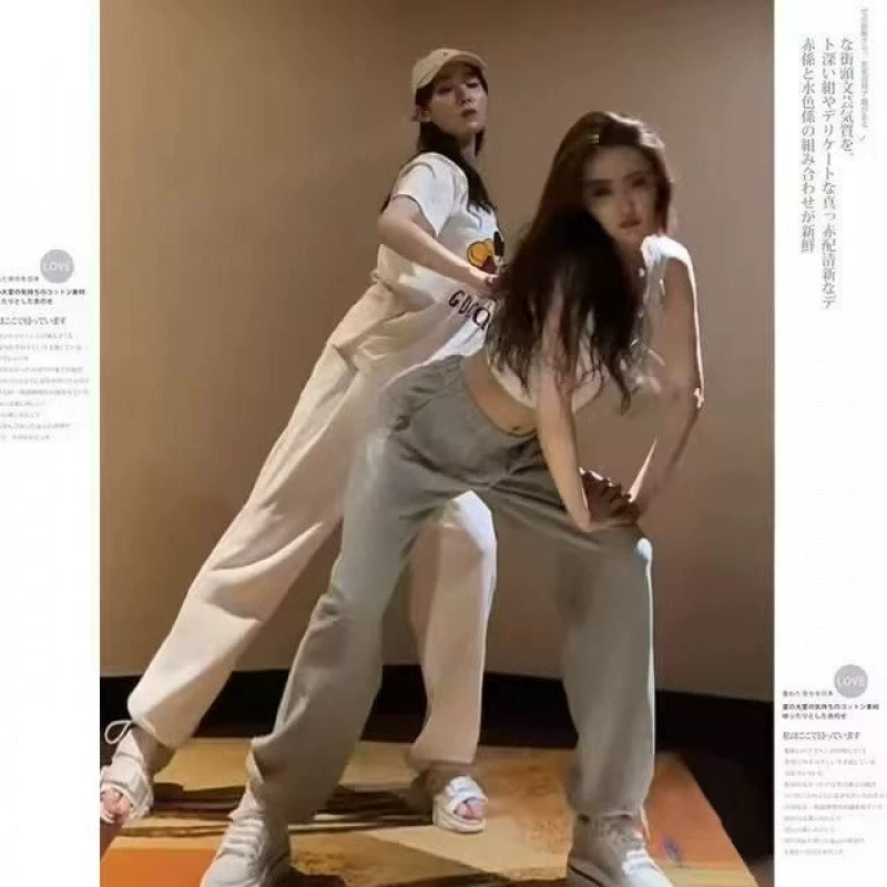 Летние тонкие брюки, фонарь, высокая талия, свободный крой