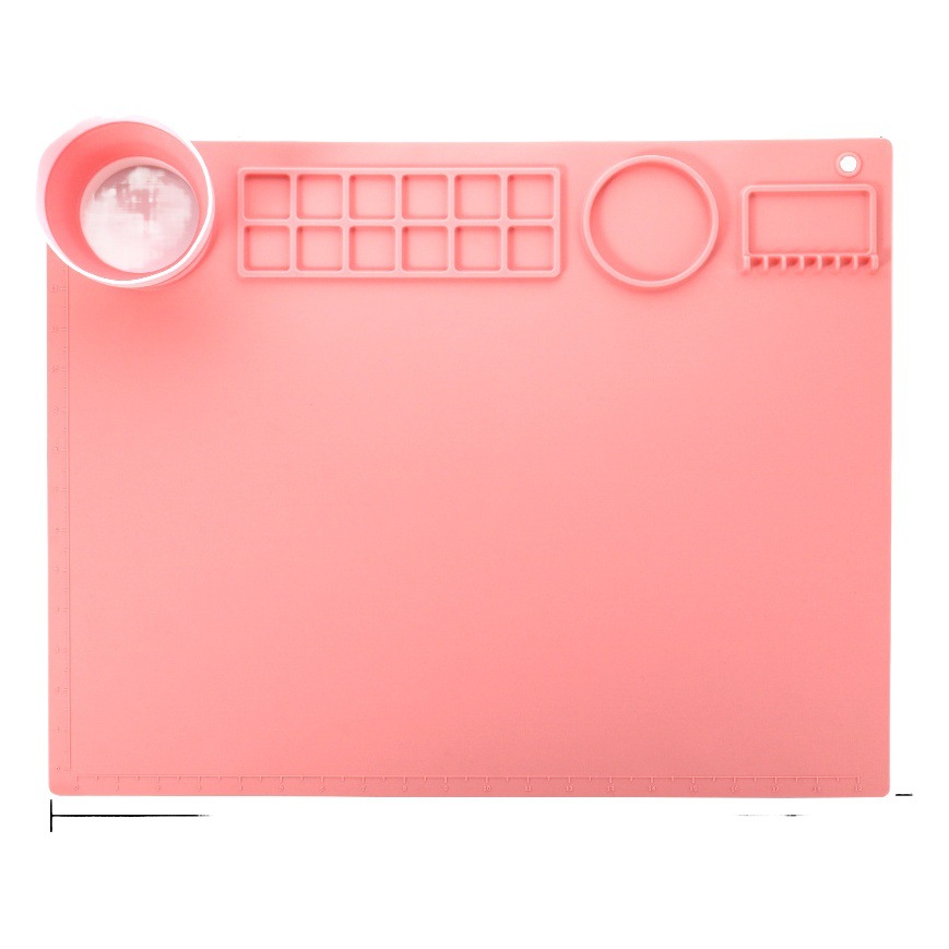 Cross-border pintura de silicona caliente doble tazón pintura estera graffiti Mat pintura al óleo hecho a mano borrable lavable silicona graffiti Mat