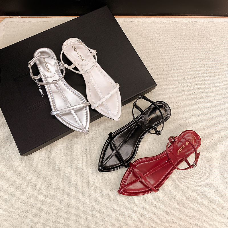 Grape Mom mismo estilo de temperamento, cuñas puntiagudas, sandalias de tacón alto con personalidad puntiaguda, sandalias de punta abierta, mujer