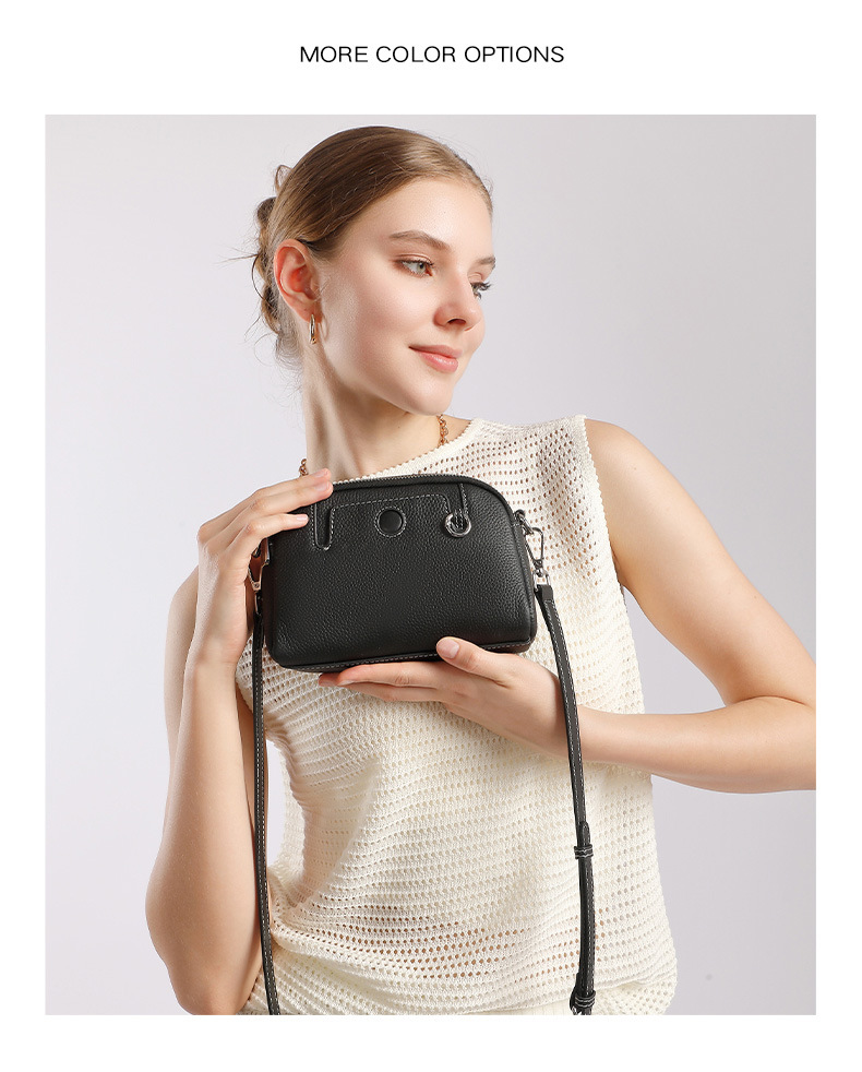 Genuine Leather Crossbody Bag Shoulder Bag For Women Versatile_voghion.com