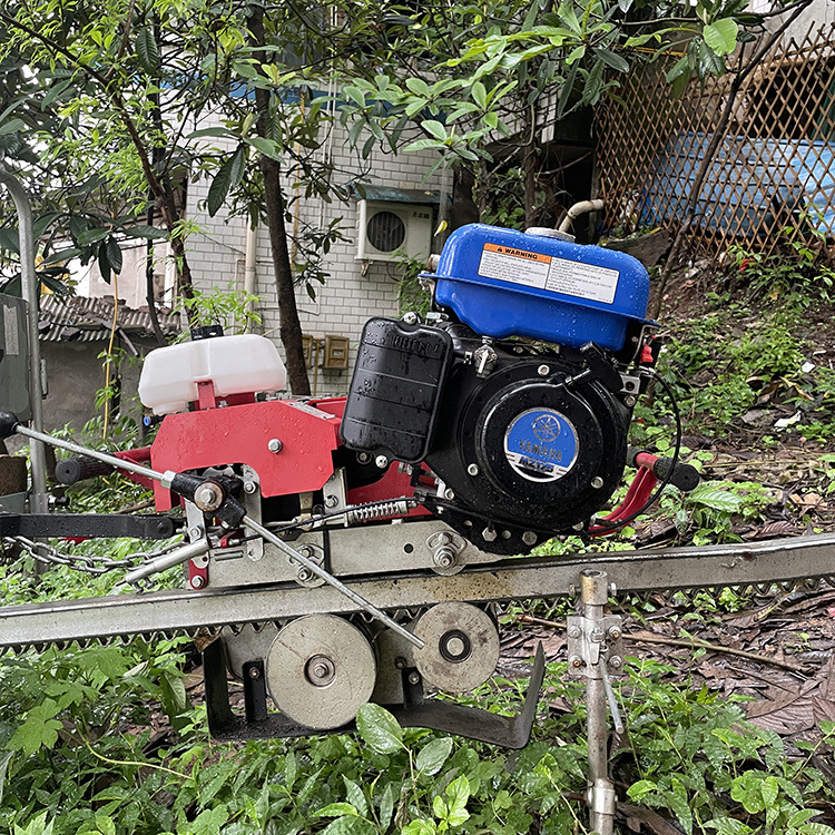 山地果园小火车 爬坡单轨运输车 装载搬运轨道输送机