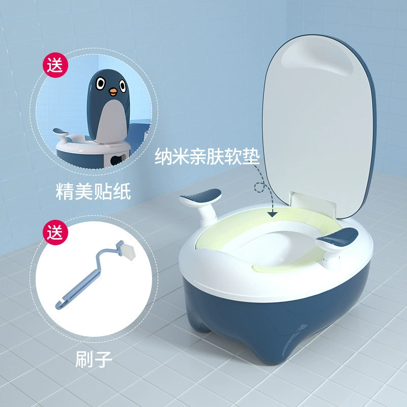 Cute children's toilet for boys for training