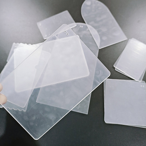 Acrylic quicksand mahjong material rotating standing sign quicksand mahjong piece diy acrylic blank board oil-filled cover board