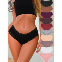 D 36906 Lace mid-waist briefs ��˿�������ǿ�羳����ͨ��