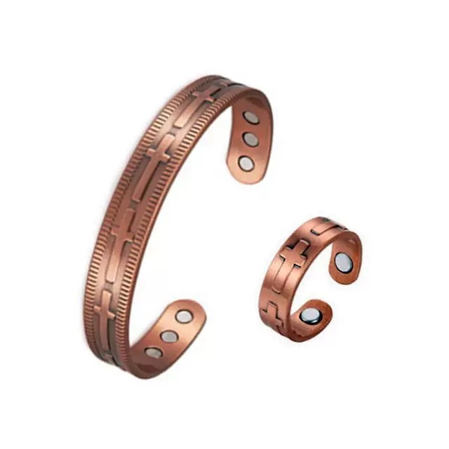 Bronze bracelet, ring
