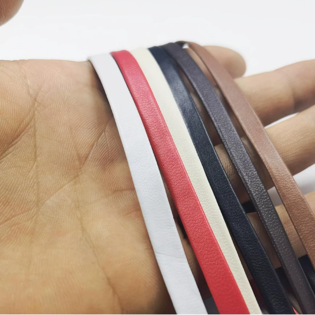 Polyurethane Trim Tape, 1 m, widths 3–20 mm, multi-color DIY belt accessory