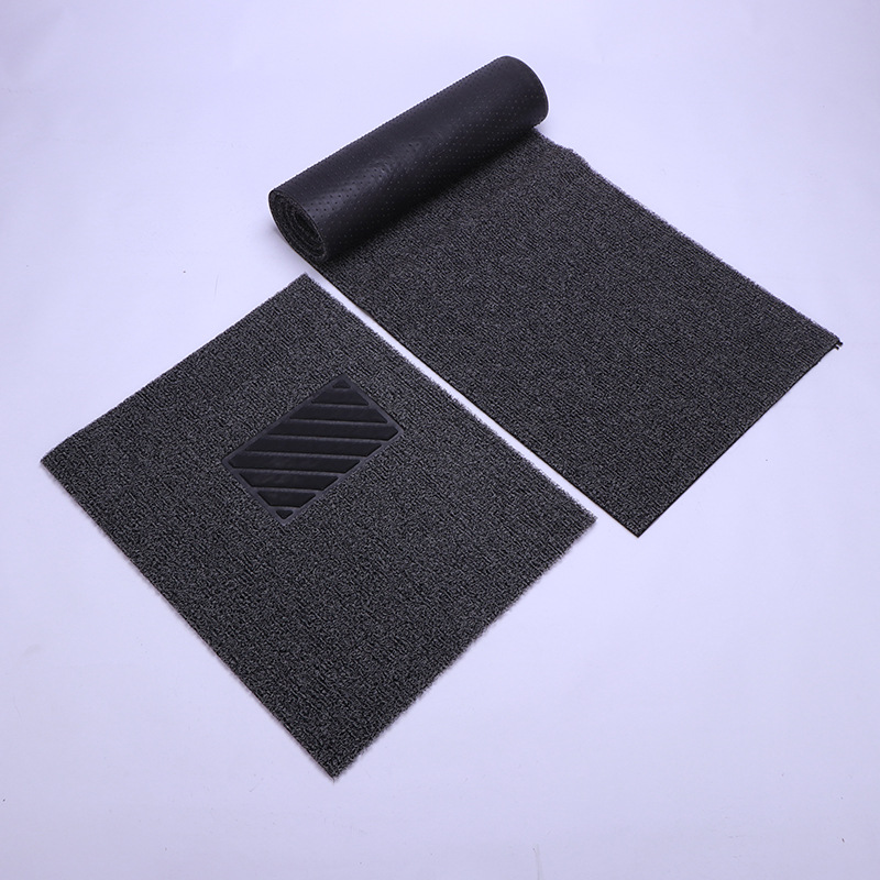 Car mat universal silk ring can be cut easy to clean non-slip foot mat monolithic main driving mat manufacturers