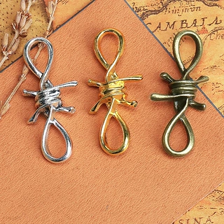 DIY饰品配件45*20MM荆棘合金手链腰链脚链配件芒刺跨境嘻哈饰品饰