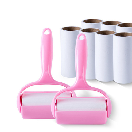 Wholesale multi-functional household portable replacement core clothes hair stick machine, roller tear-off clothes pet hair stick roller