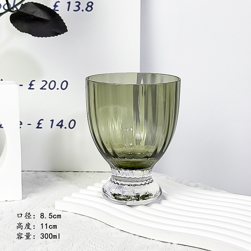 녹색 아이스 티컵