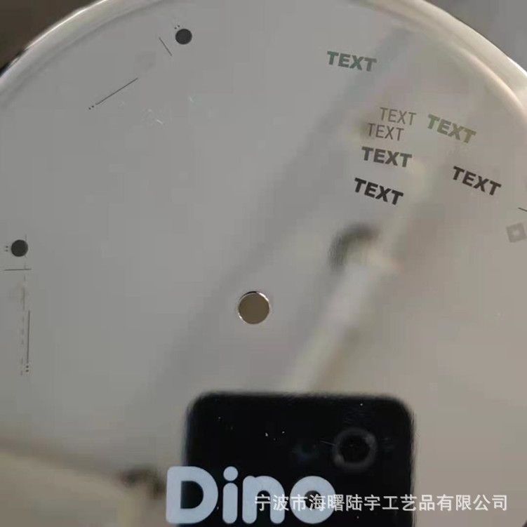 镀铬产品激光打黑打白