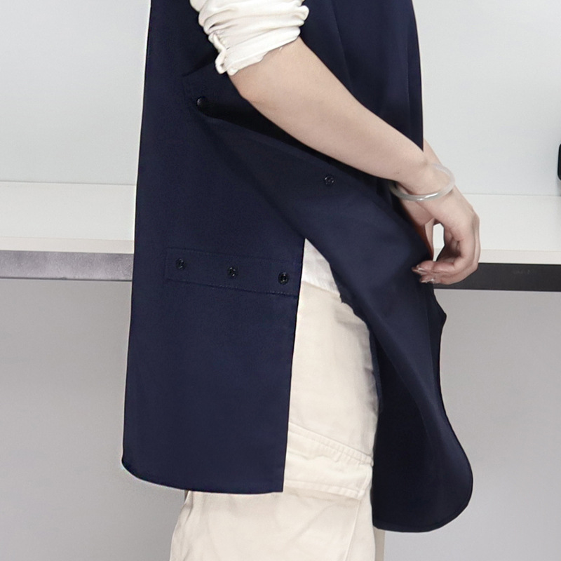 Transfronterizo Amazon delantal impermeable caballo clip tipo alta sensación de abrigo sin mangas ropa de trabajo chaleco delantal de cocina