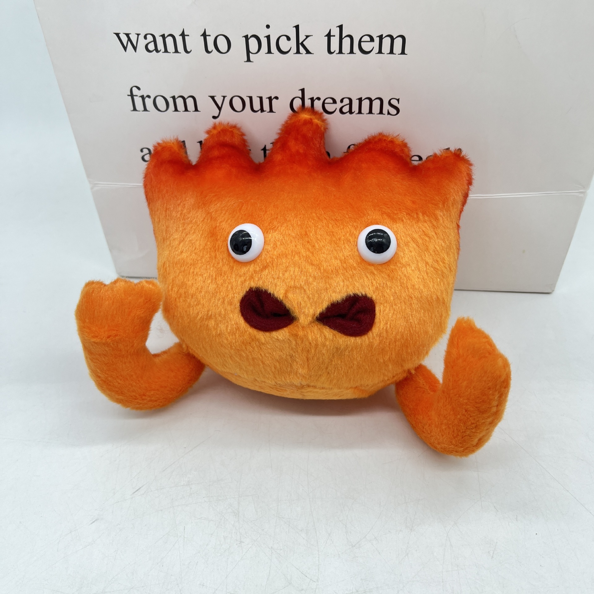 Nouveau produit transfrontalier Calcifer en peluche Calcifer démon de flamme petite poupée en peluche de flamme_voghion.com
