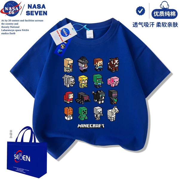 [Pure cotton] World N06/Blue T