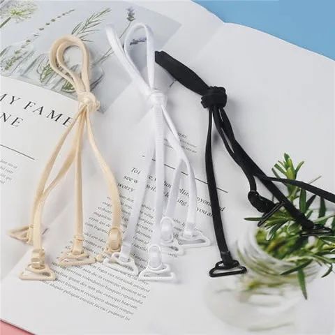 Underwear with shoulder straps, detachable rope thin straps, invisible transparent shoulder straps, buckles, bra fixed buckles, anti-slip shoulder straps