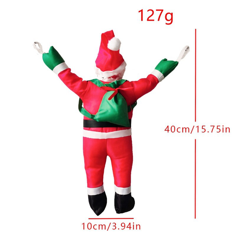 Led Christmas Light Ladder Accessories Climbing Santa Claus Indoor Outdoor Santa Claus Decorative Light Accessories Customization