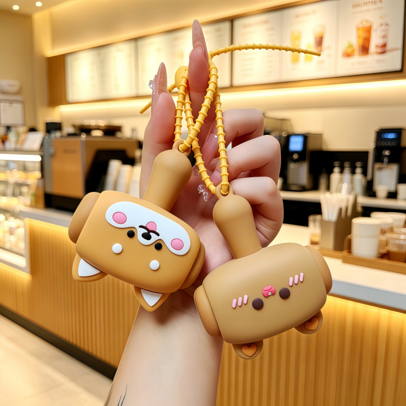 Creative Silicone Sanrio Squeaky Sound Hammer Pendant Keychain Children's Toy Backpack Pendant Gift Wholesale Creative Silicone Sanrio Squeaky Sound Hammer Pendant Keychain Children's Toy Backpack Pendant Gift Wholesale